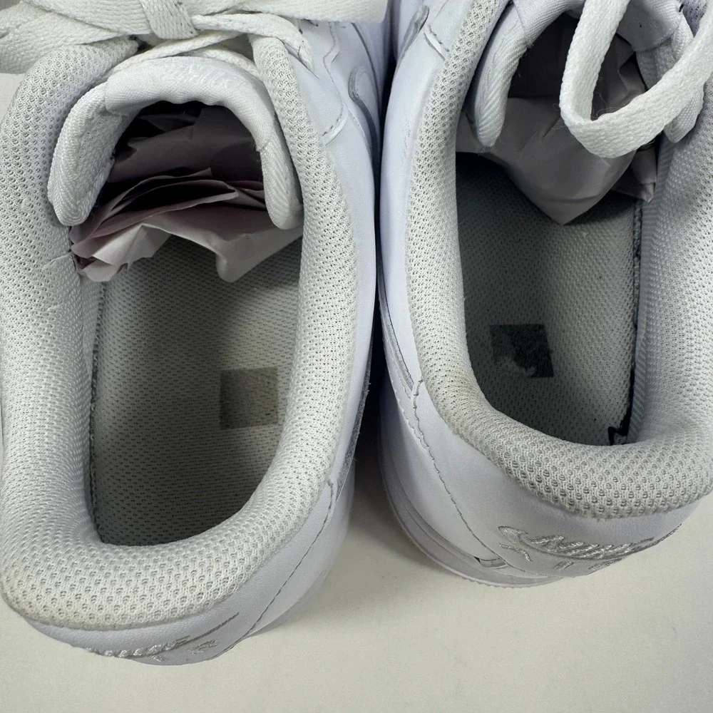 Nike Air Force 1‎ Low Men's White Leather Sneakers Size 11